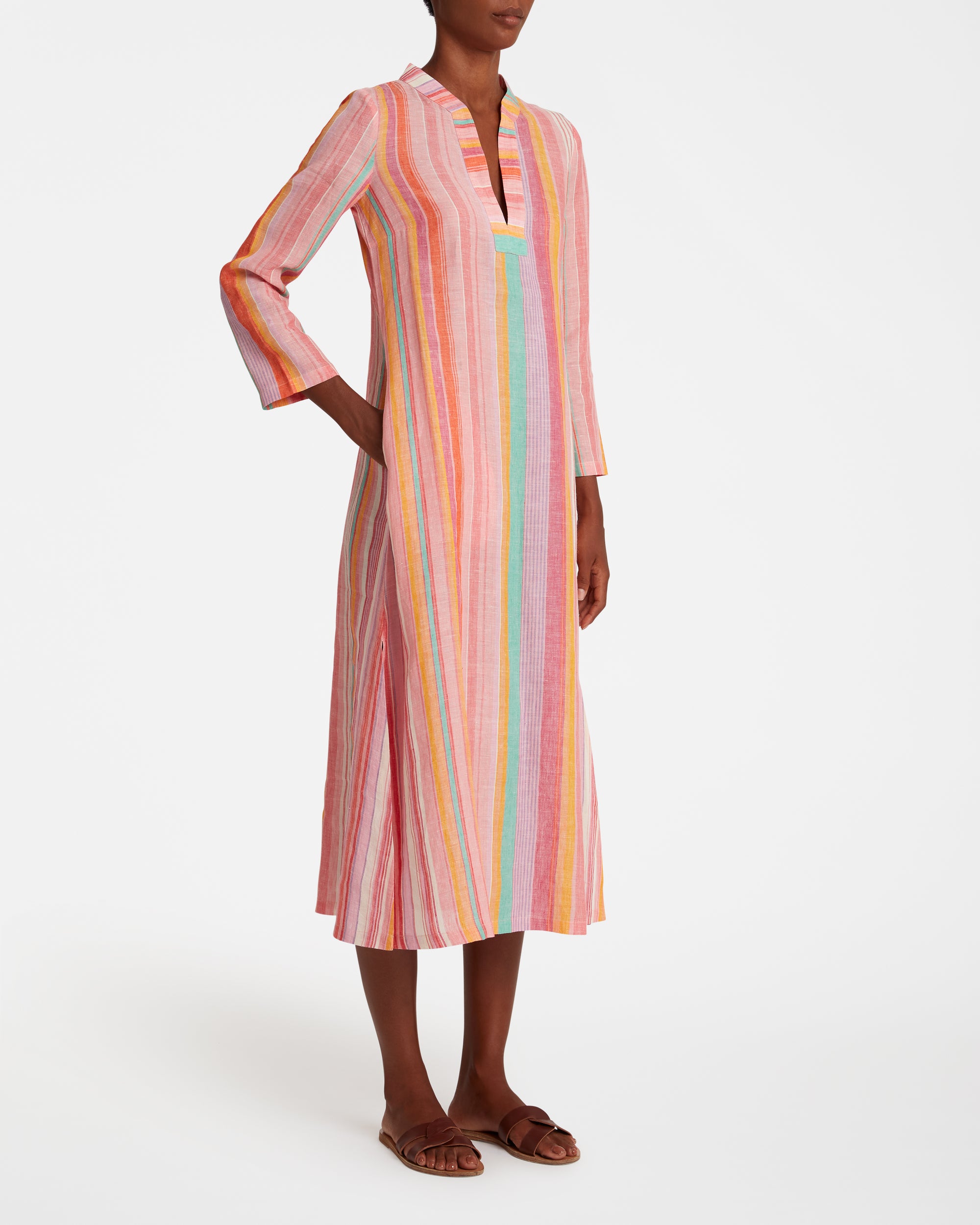 Long Caftan - Pink