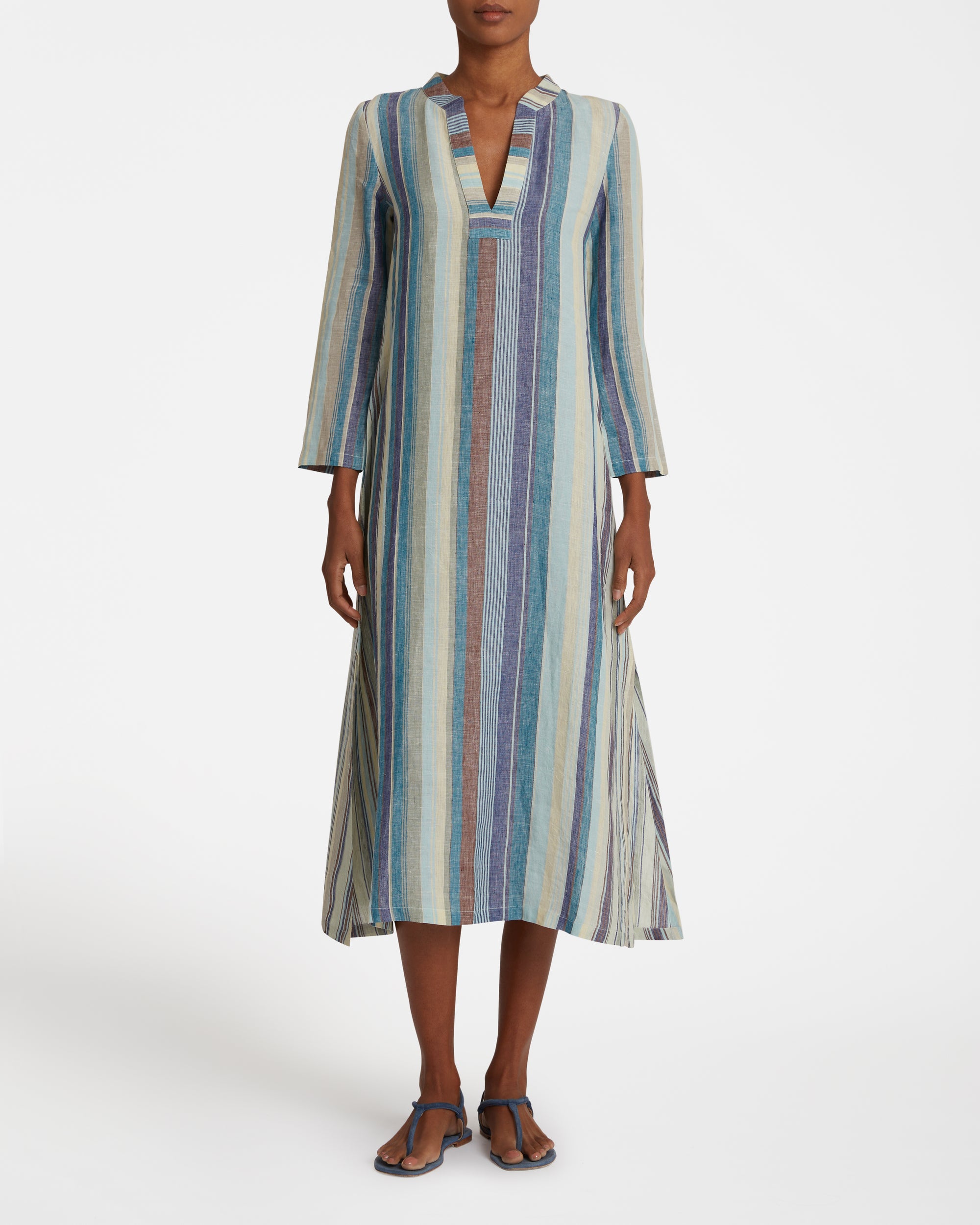 Long Caftan - Blue