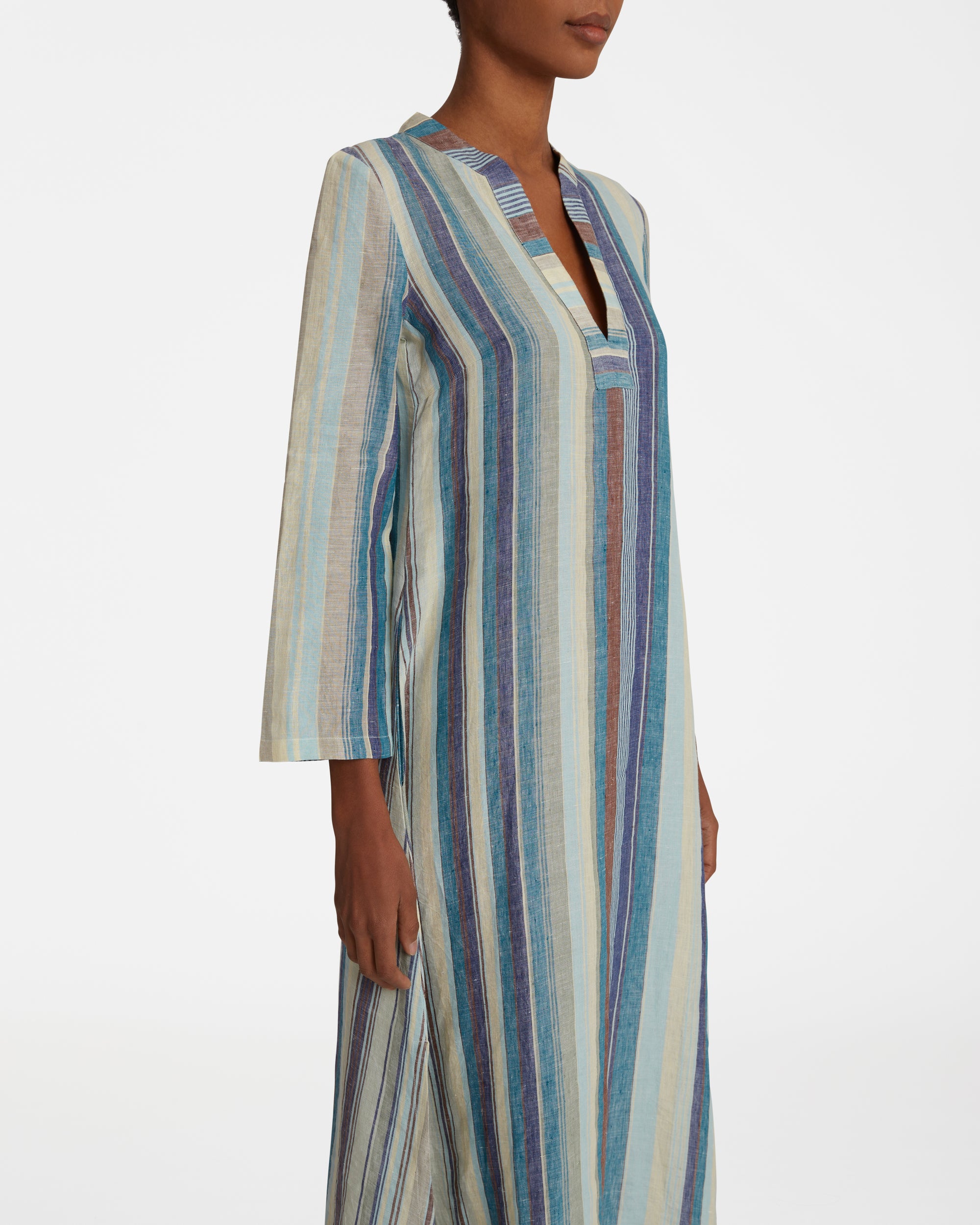 Long Caftan - Blue