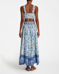 Dalia strappy crop top - Blue