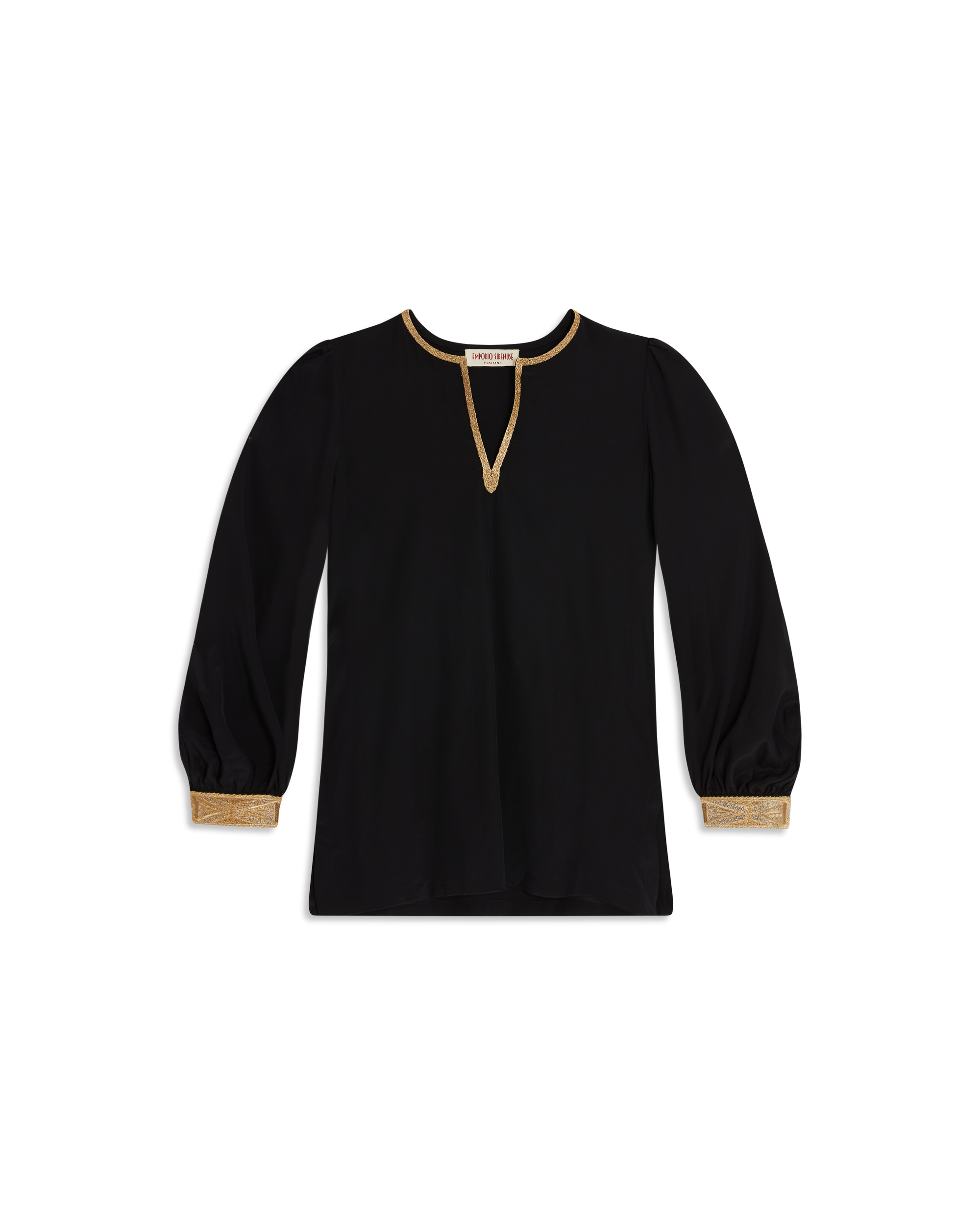 V-neck blouse - Black