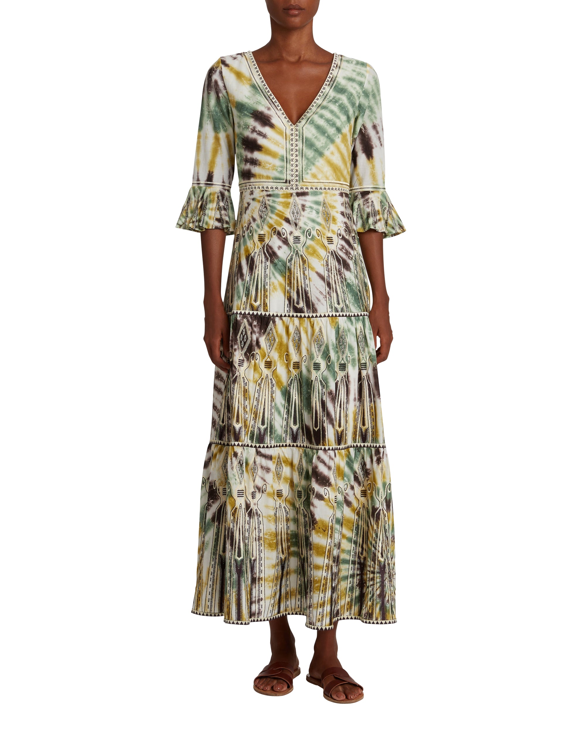 Robe longue Bella - Green
