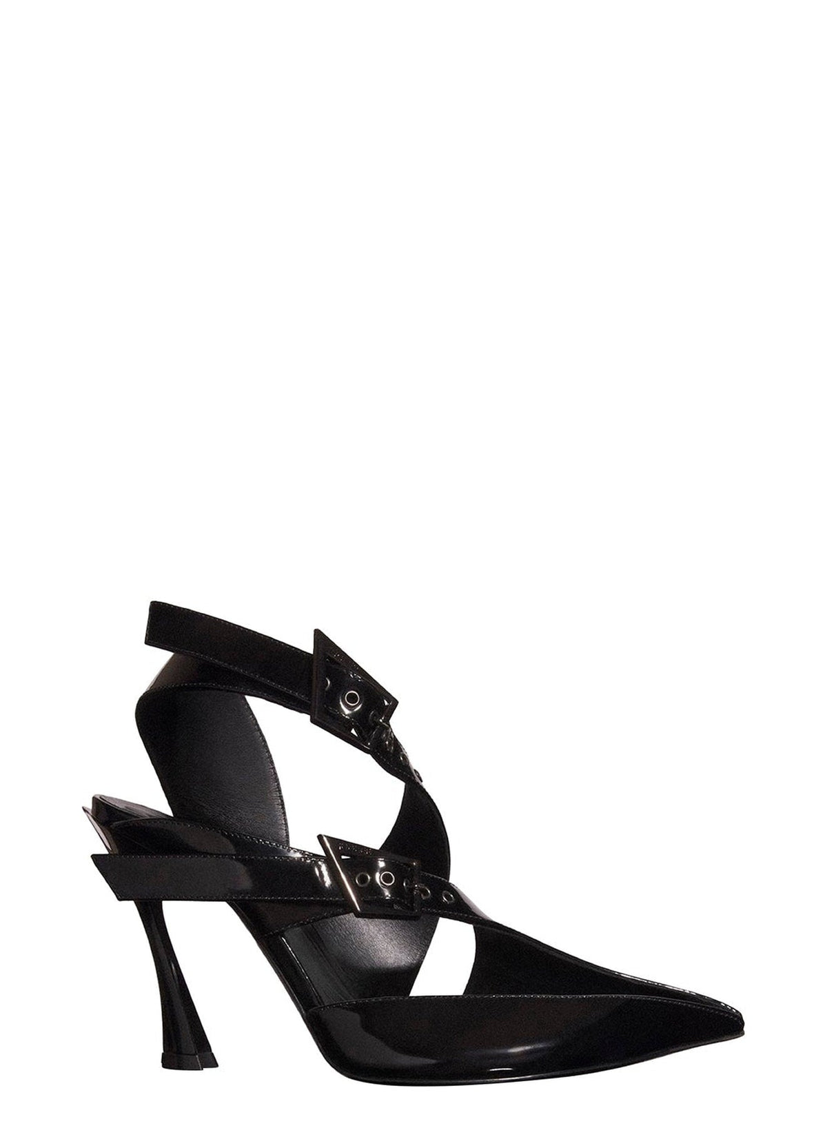 Sandales Fang 95 à boucle en cuir - Black
