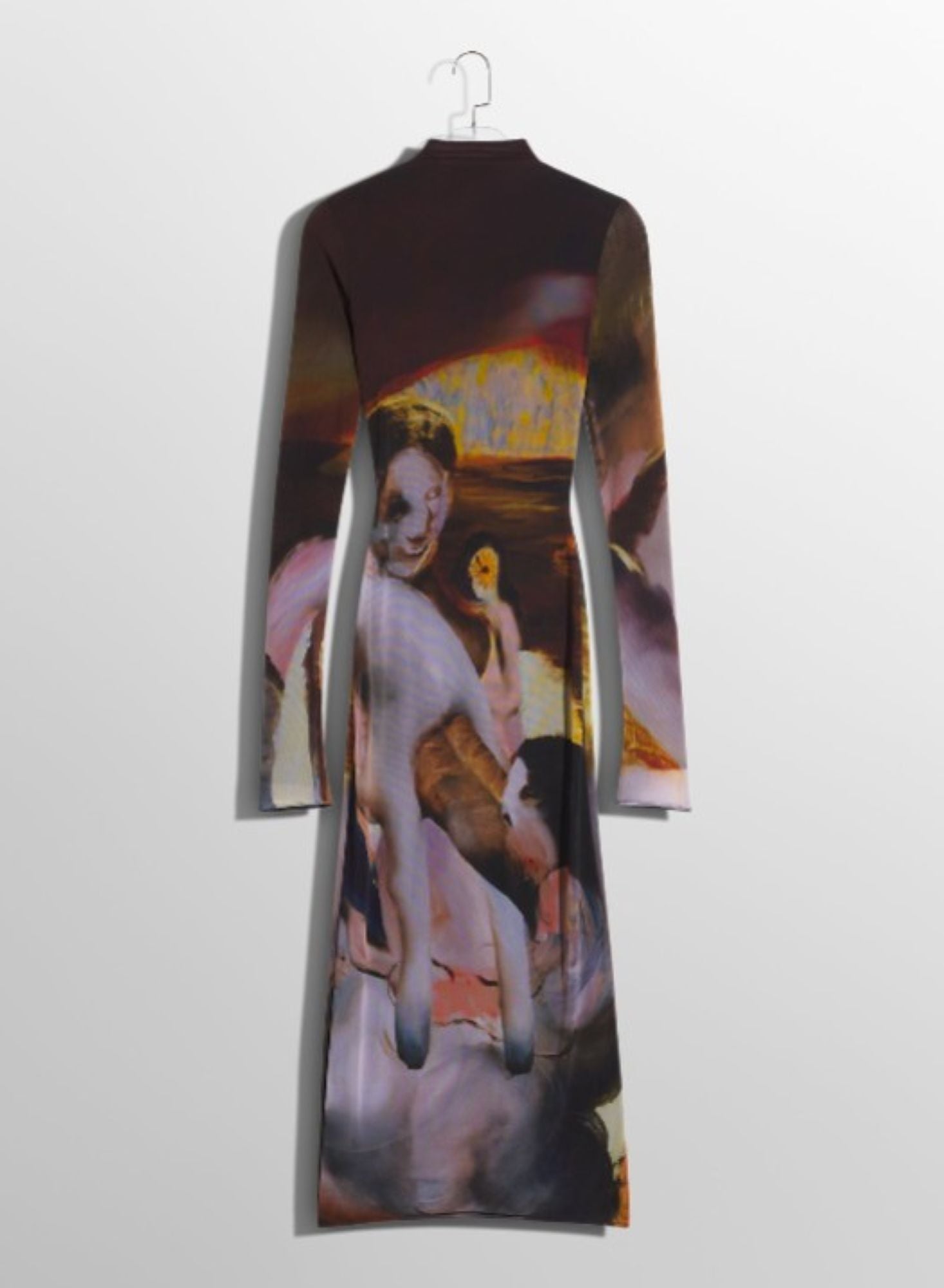 MUGLER X AMBERA WELLMANN IMPOSSESION PRINTED DRESS