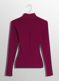 DEEP RED STAR TOP