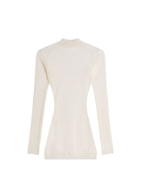 Top en maille sculptante - Ecru