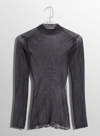 WHITE SCULPTING SHER KNIT TOP