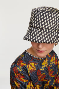 RECO PRIX : 22,5 // Bucket Hat Eve Tulip Grey Blue