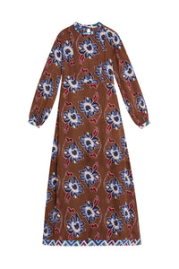 RECO PRIX : 112,5 // Cardamom Dress Togo Flower Brown