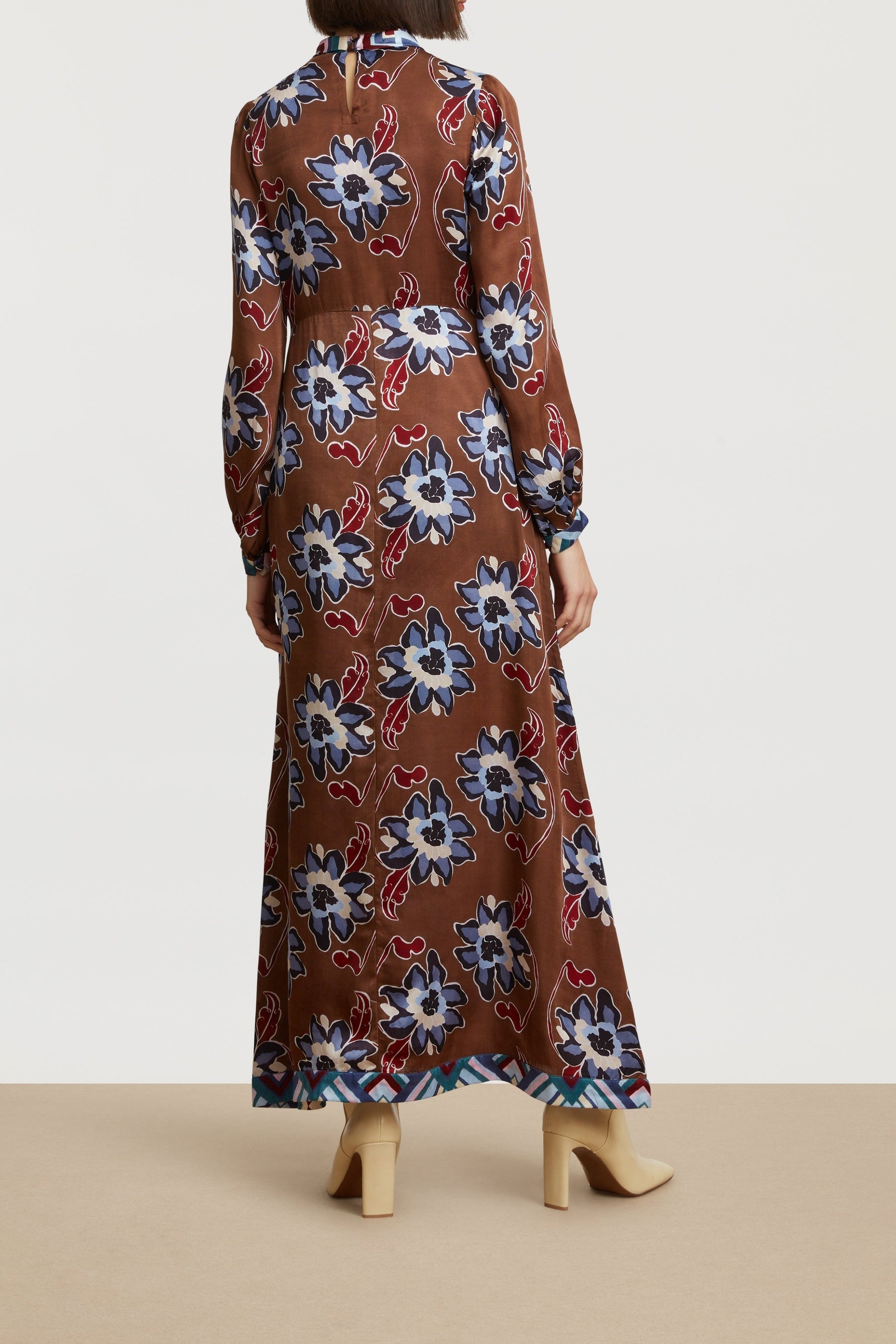 RECO PRIX : 112,5 // Cardamom Dress Togo Flower Brown