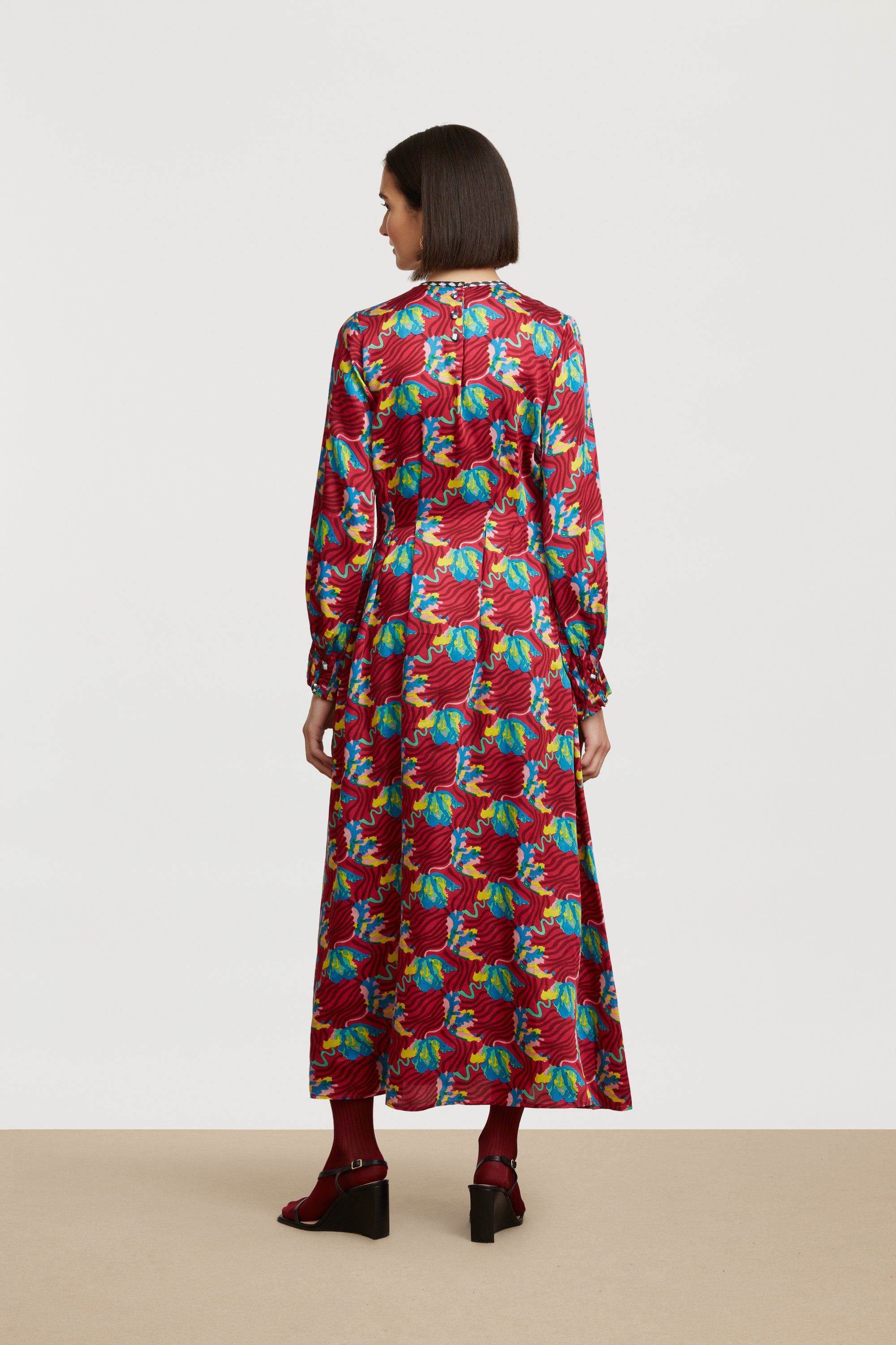 RECO PRIX : 133,5 // Fresia Dress Ewe Tulip Magenta