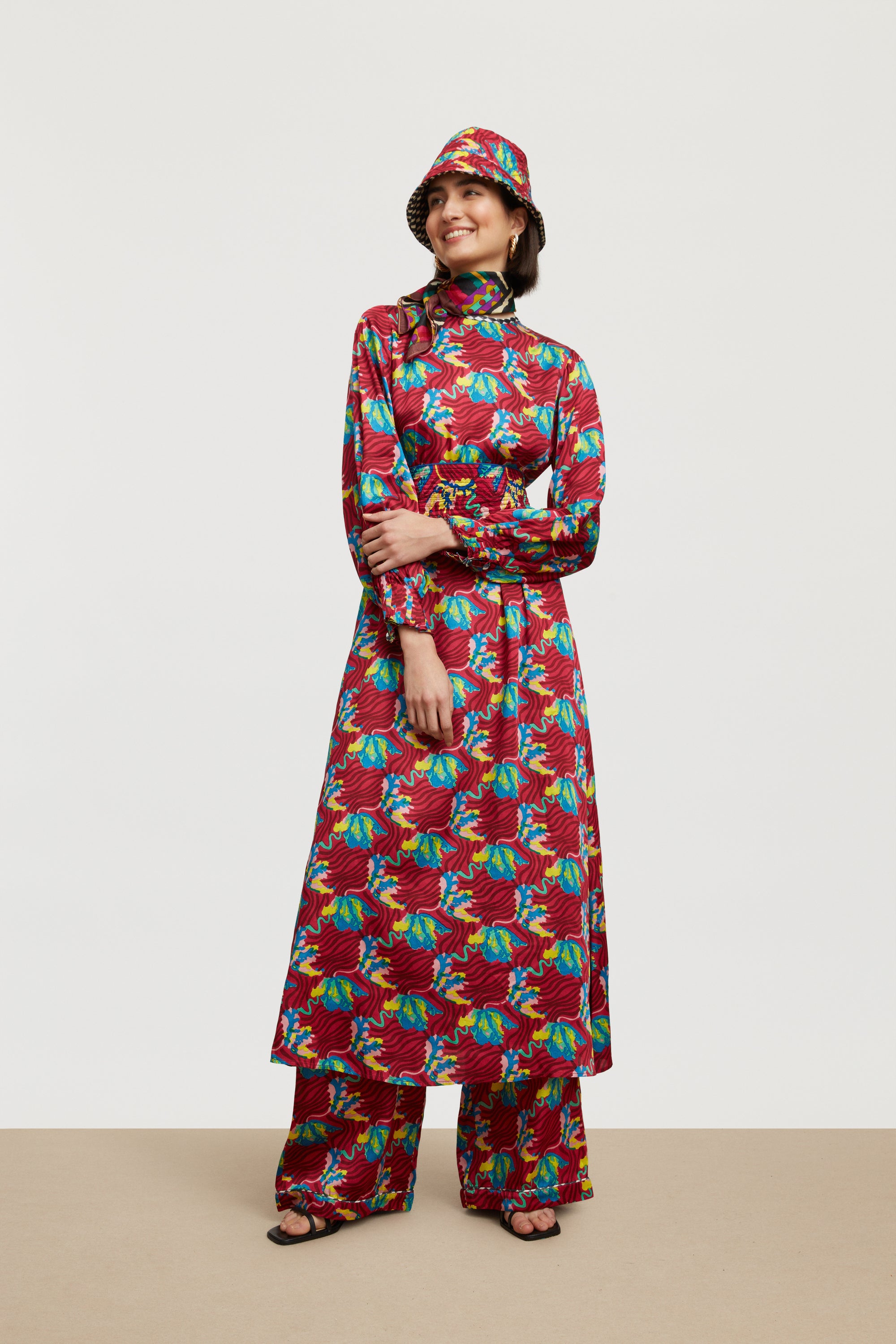 RECO PRIX : 133,5 // Fresia Dress Ewe Tulip Magenta
