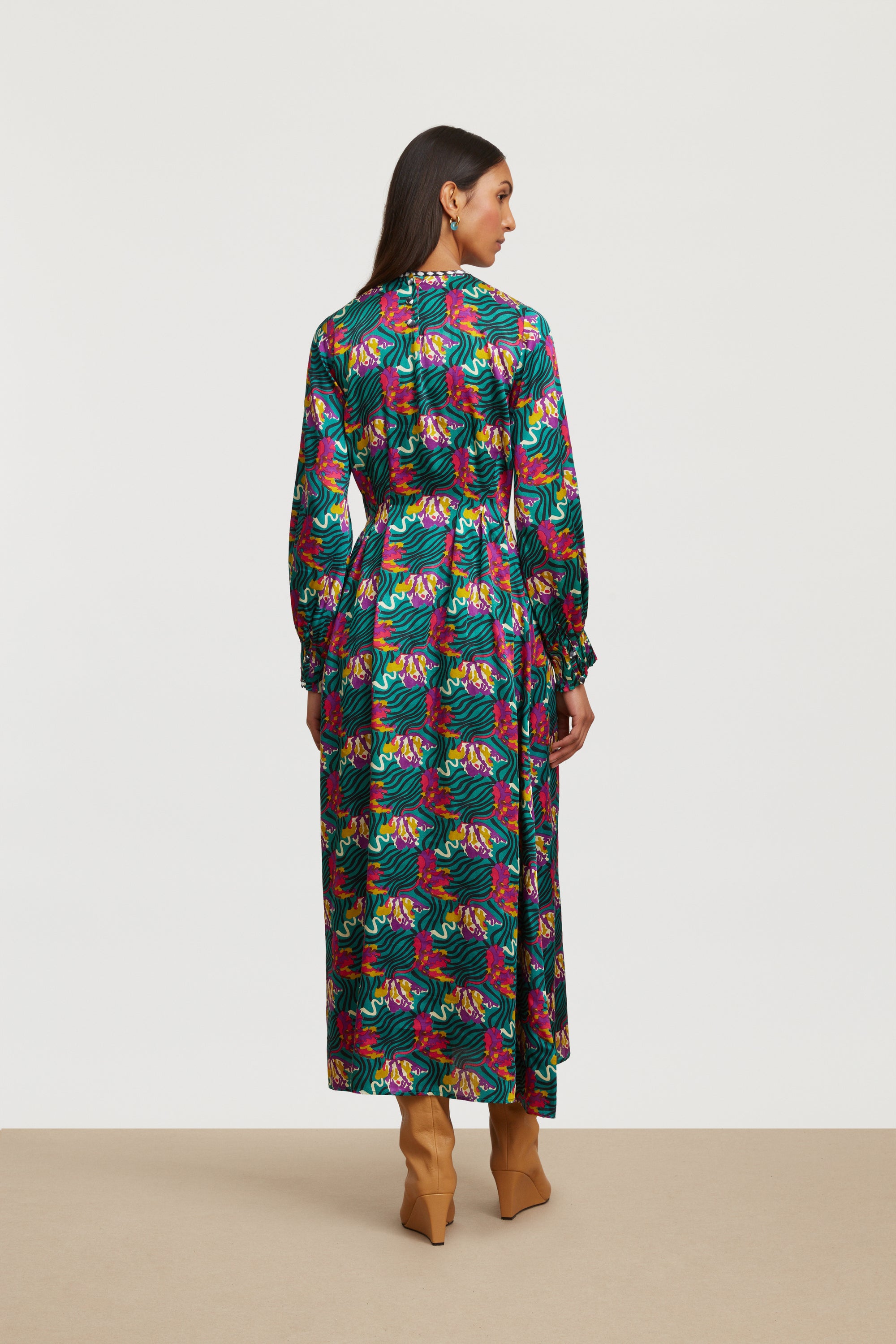 RECO PRIX : 133,5 // Fresia Dress Ewe Tulip Peacock