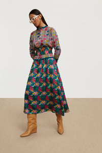 RECO PRIX : 133,5 // Fresia Dress Ewe Tulip Peacock