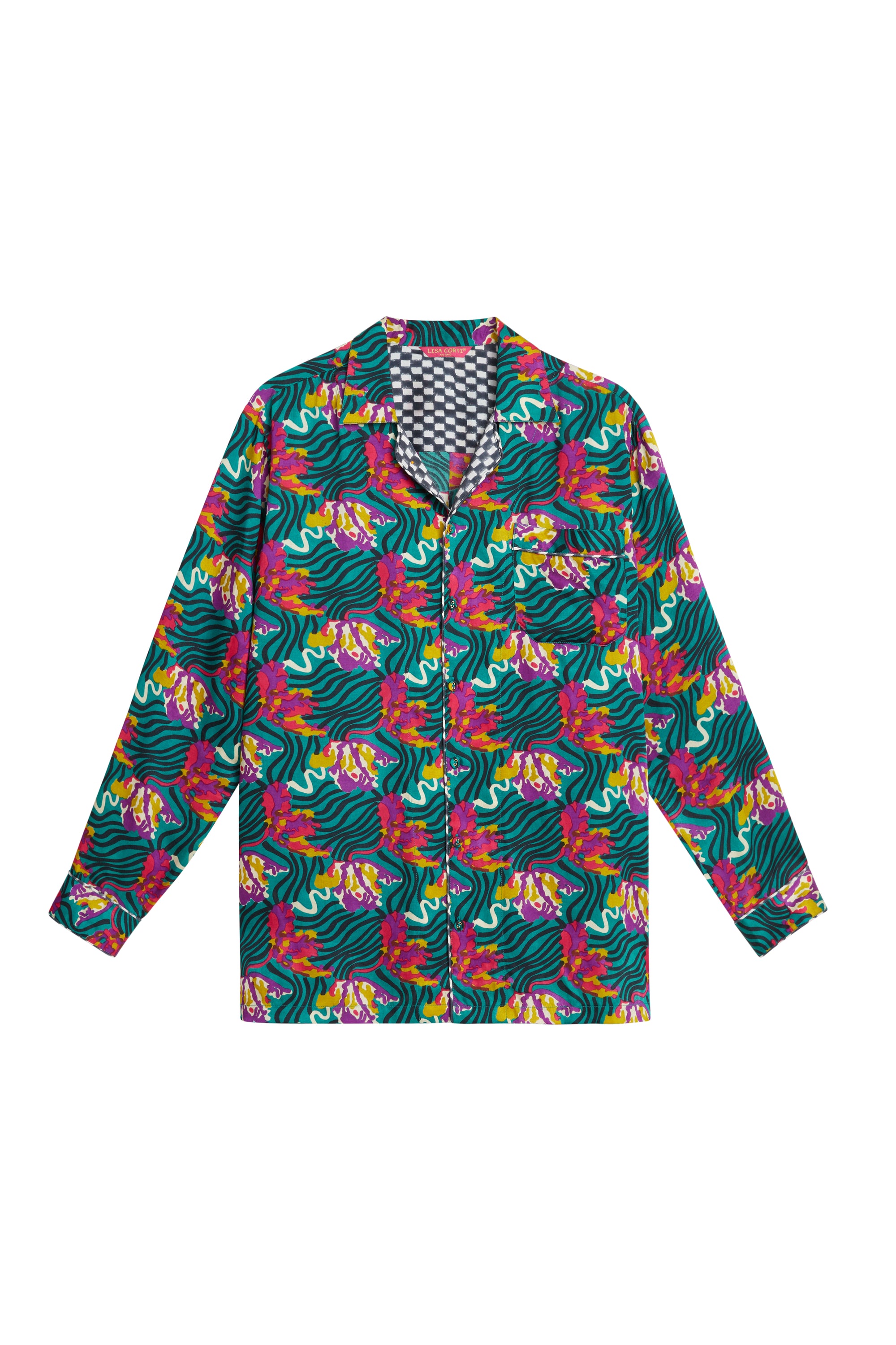 RECO PRIX : 96 // Gatsby Shirt Ewe Tulip Peacock