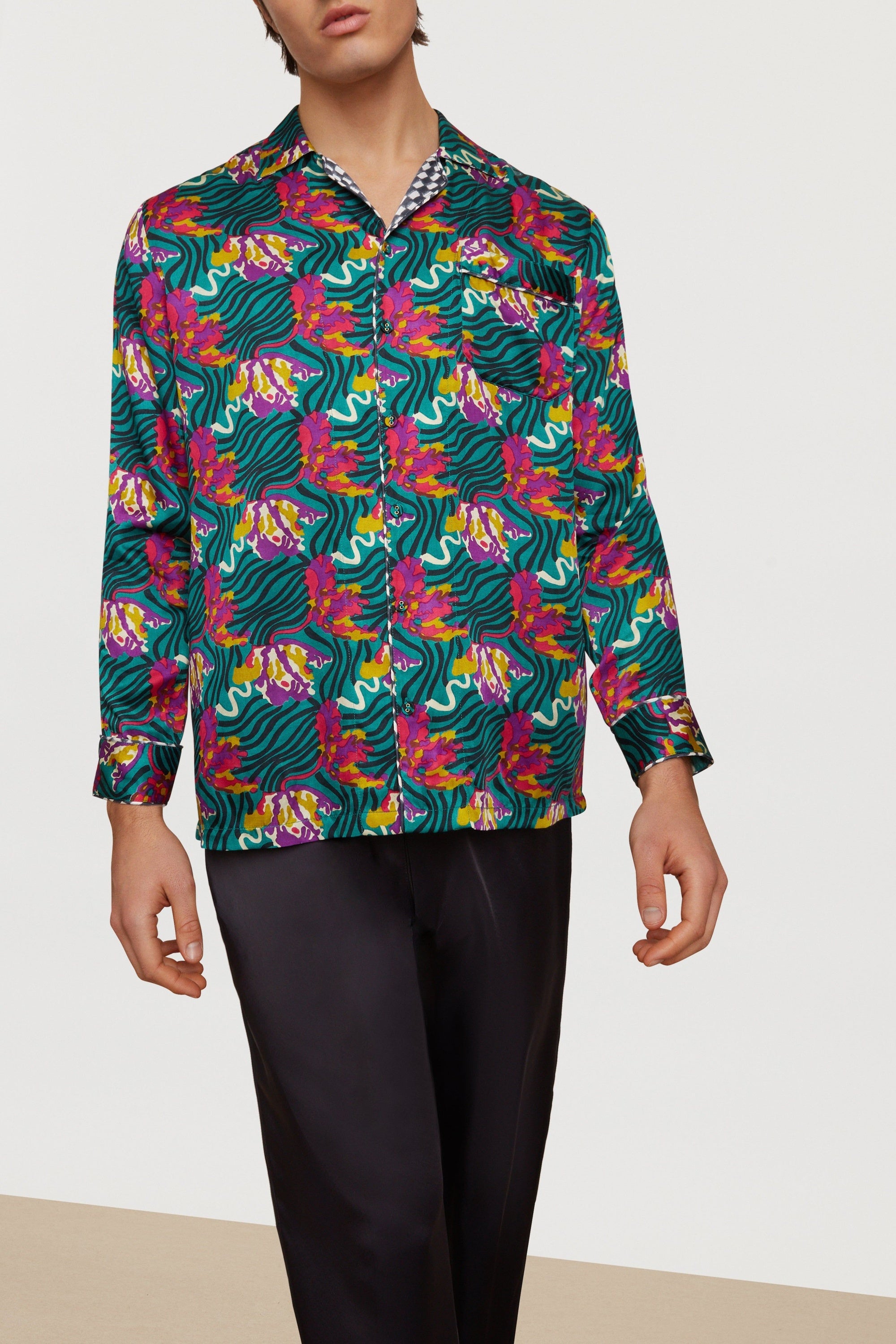 Gatsby long-sleeved shirt - Neutral