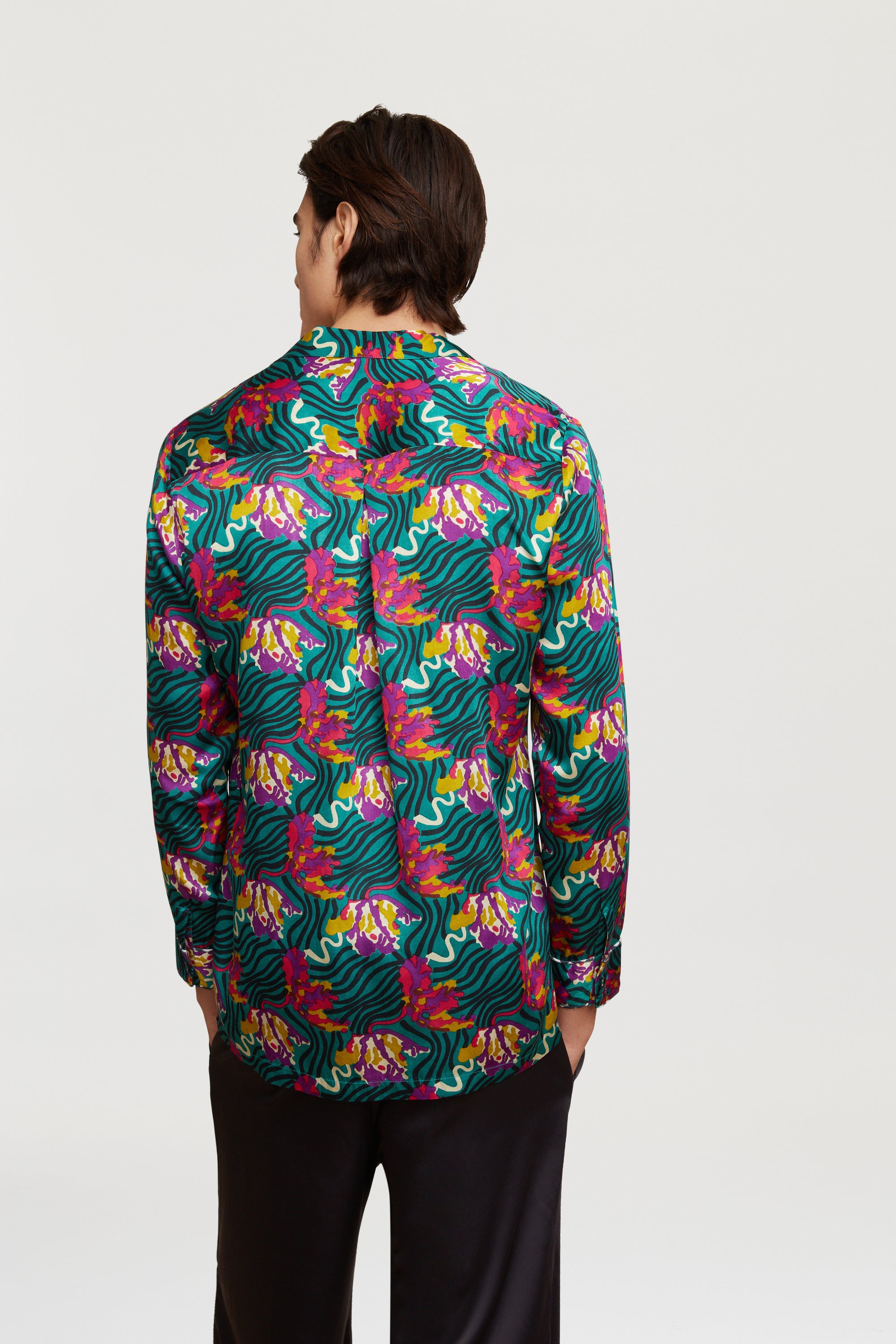 RECO PRIX : 96 // Gatsby Shirt Ewe Tulip Peacock