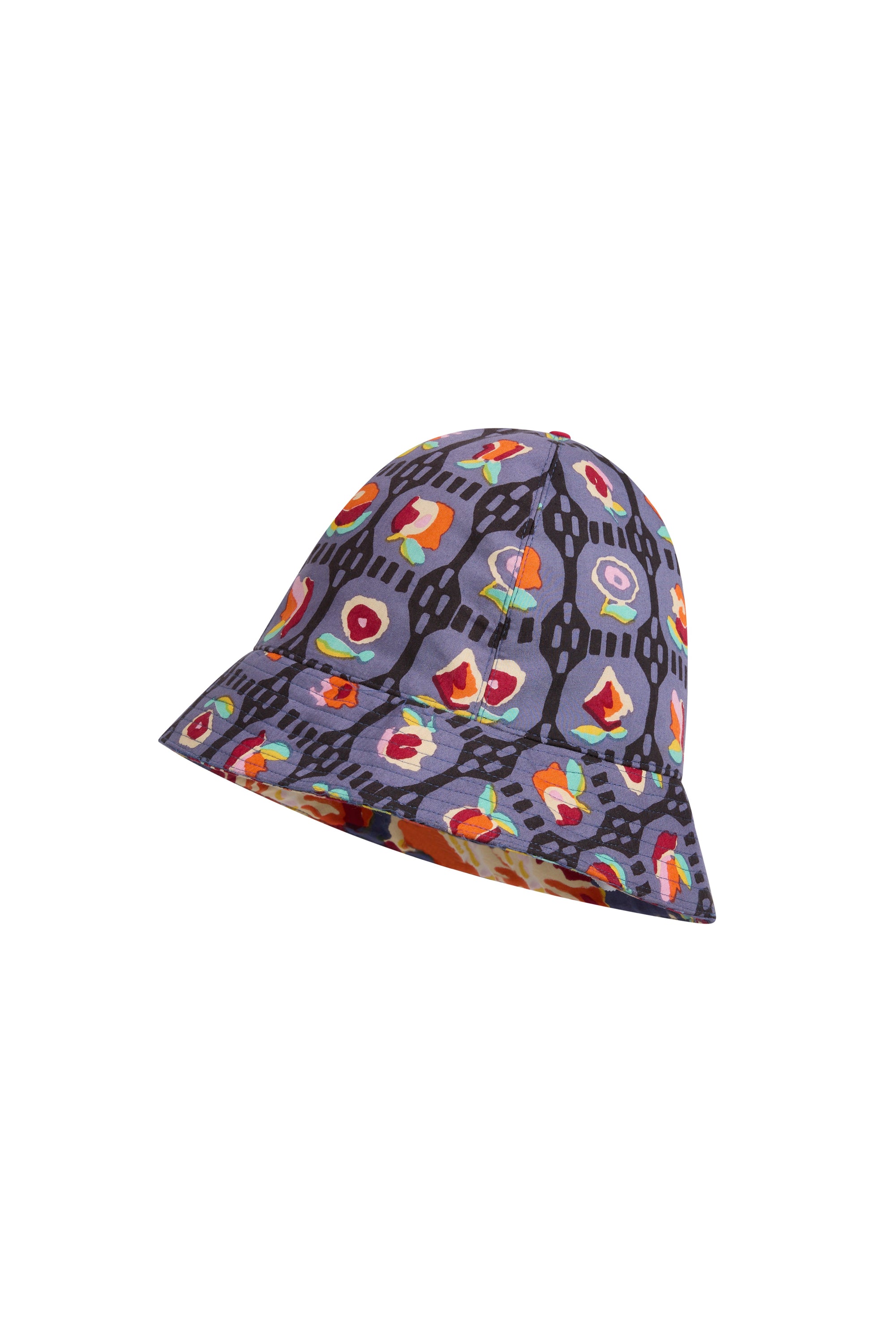 RECO PRIX : 22,5 // Horse Club Hat Kumasi Design Grey Blue