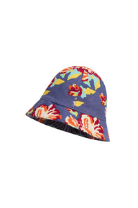 RECO PRIX : 22,5 // Horse Club Hat Kumasi Design Grey Blue