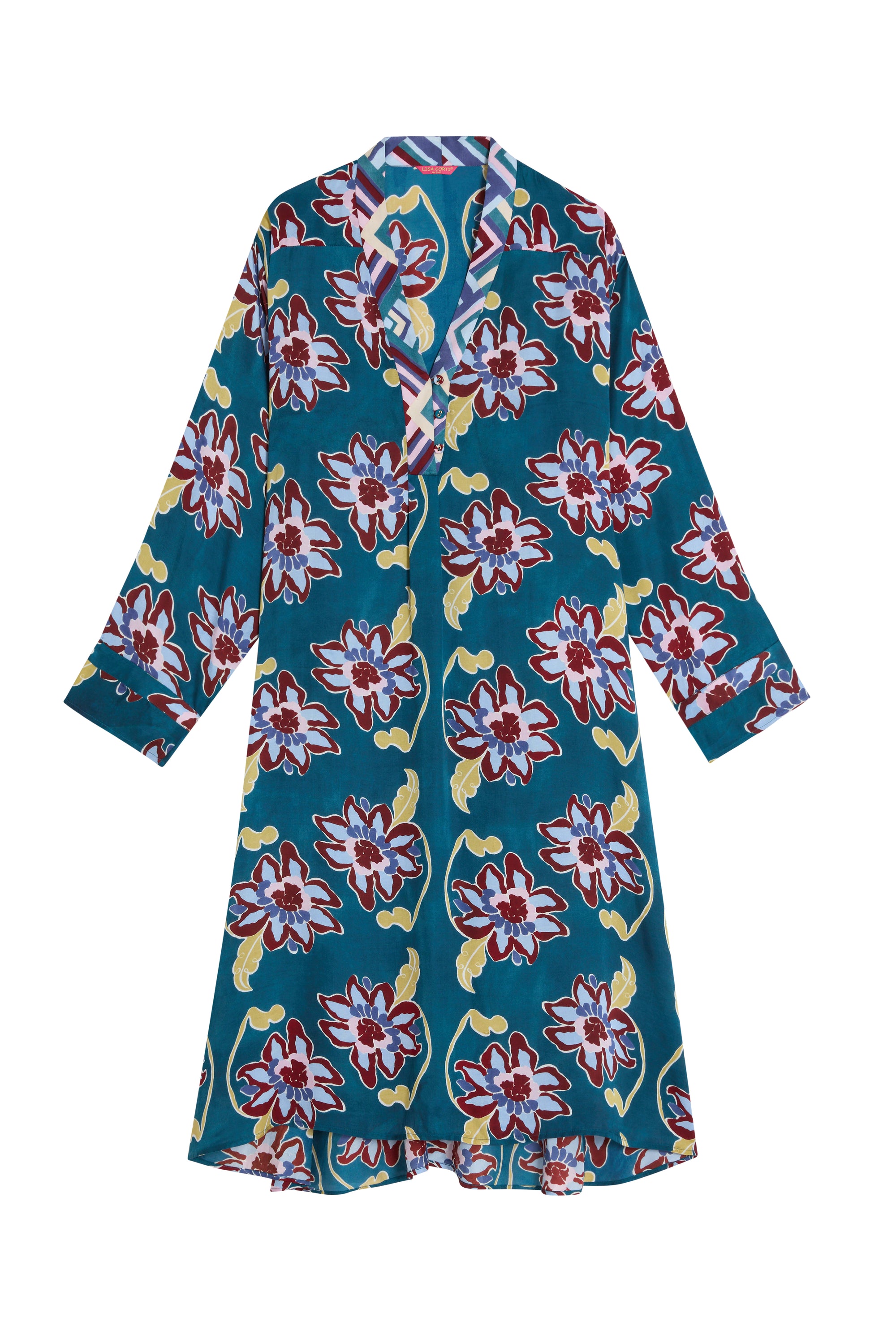 RECO PRIX : 118,5 // Lotty Dress Togo Flower Petrol