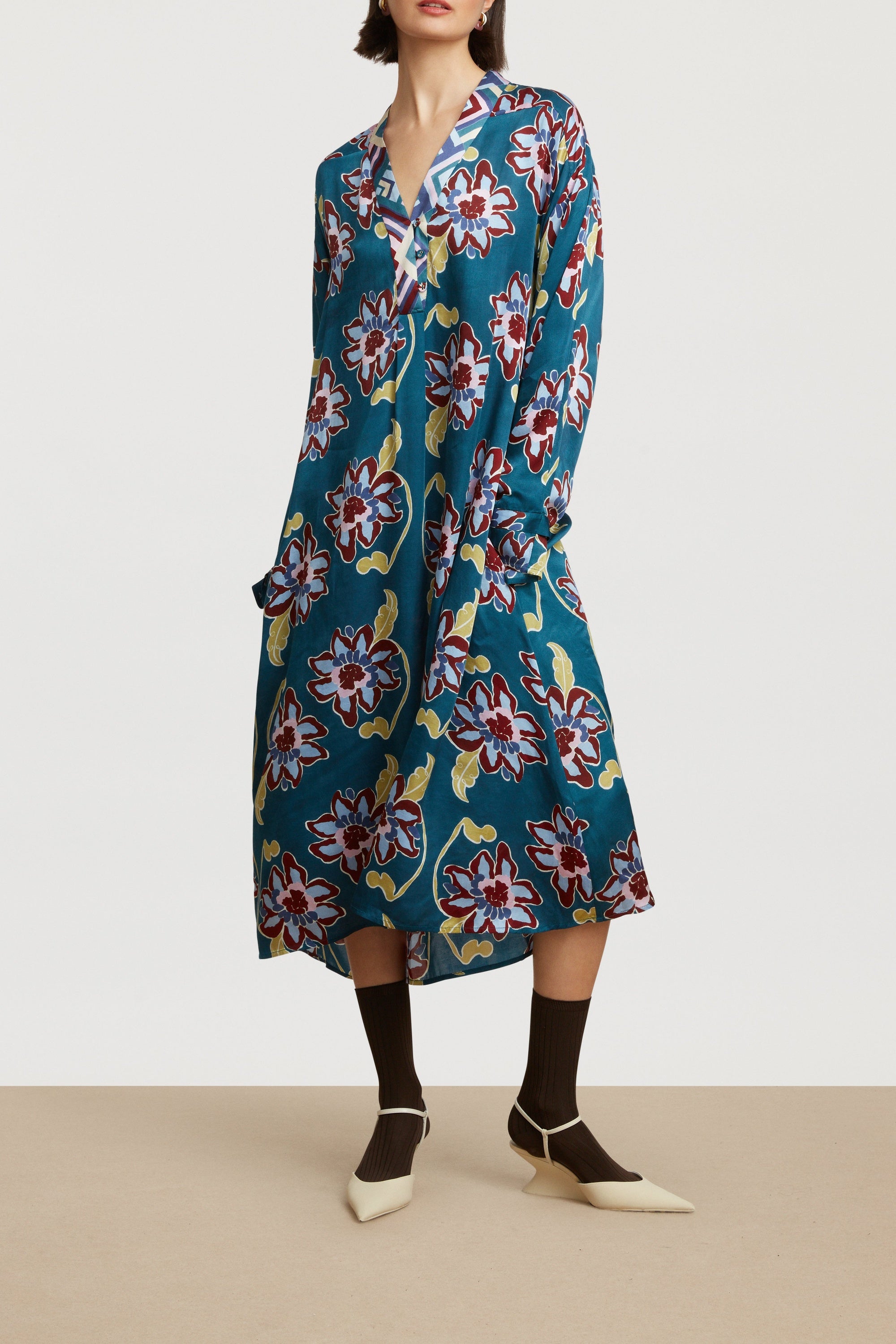 Lotty maxi dress - Neutral