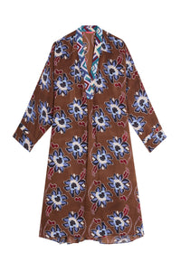 RECO PRIX : 118,5 // Lotty Dress Togo Flower Brown