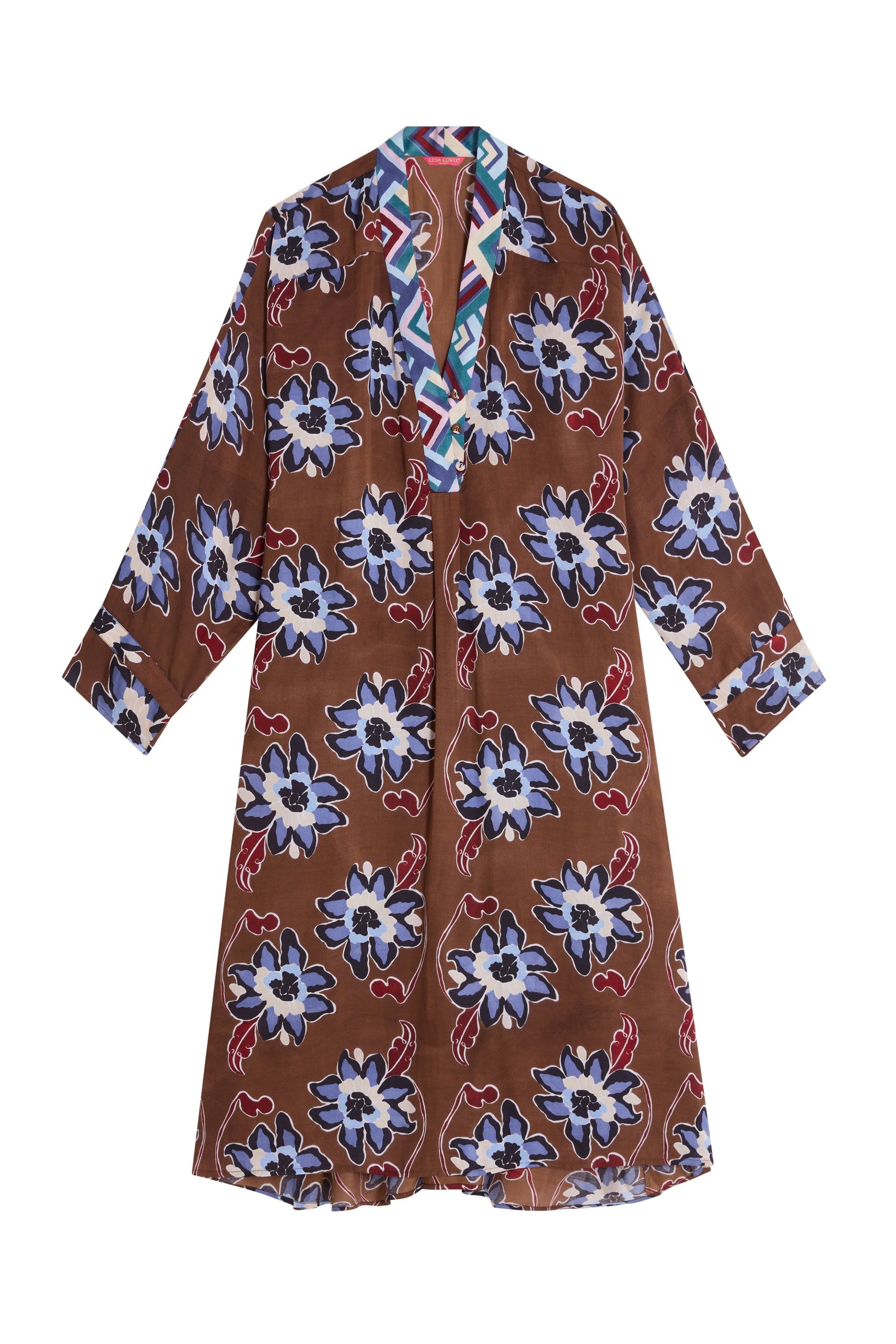 RECO PRIX : 118,5 // Lotty Dress Togo Flower Brown