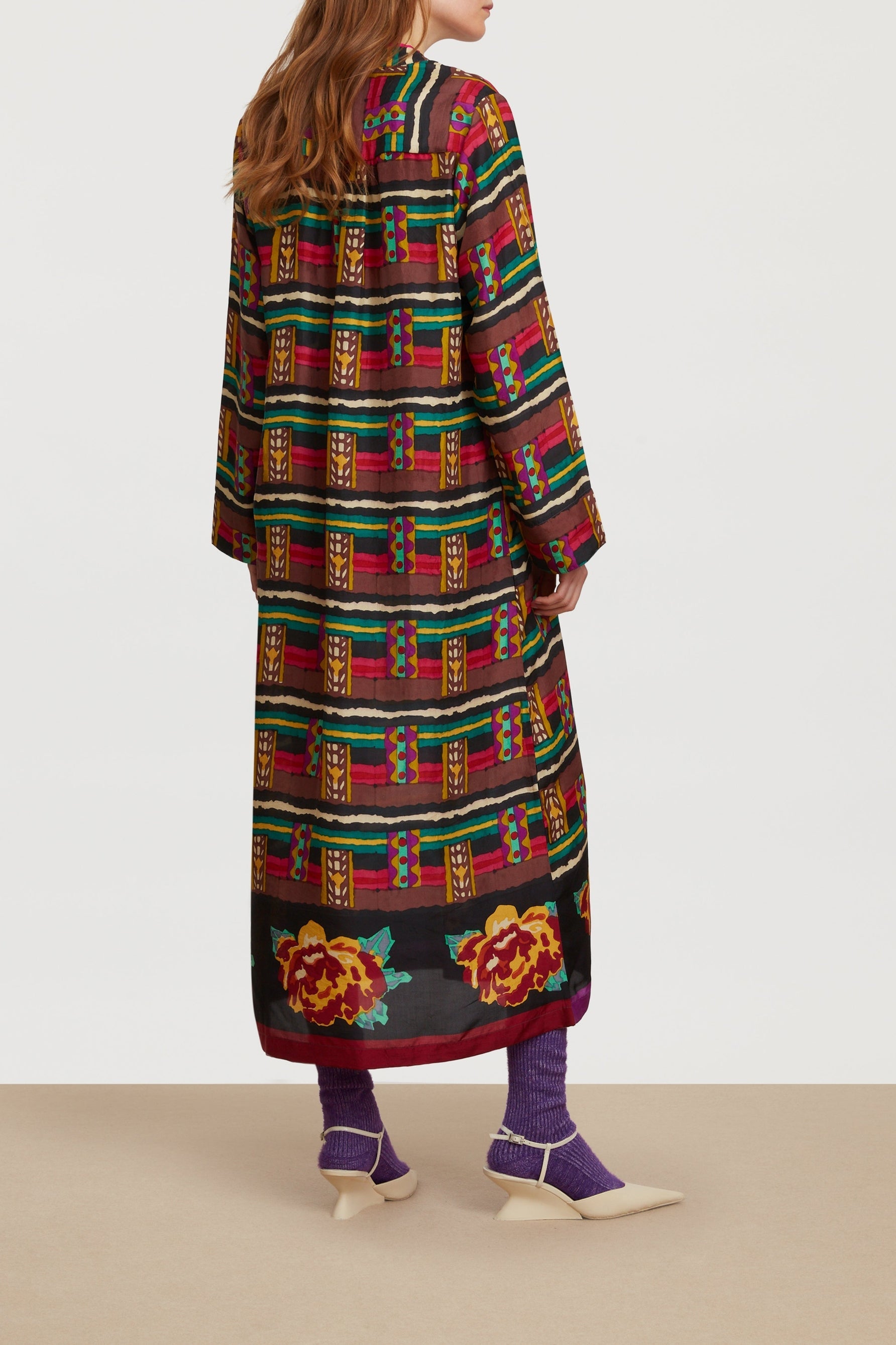 RECO PRIX : 159 // Radha Kaftan Tamale Design Brown