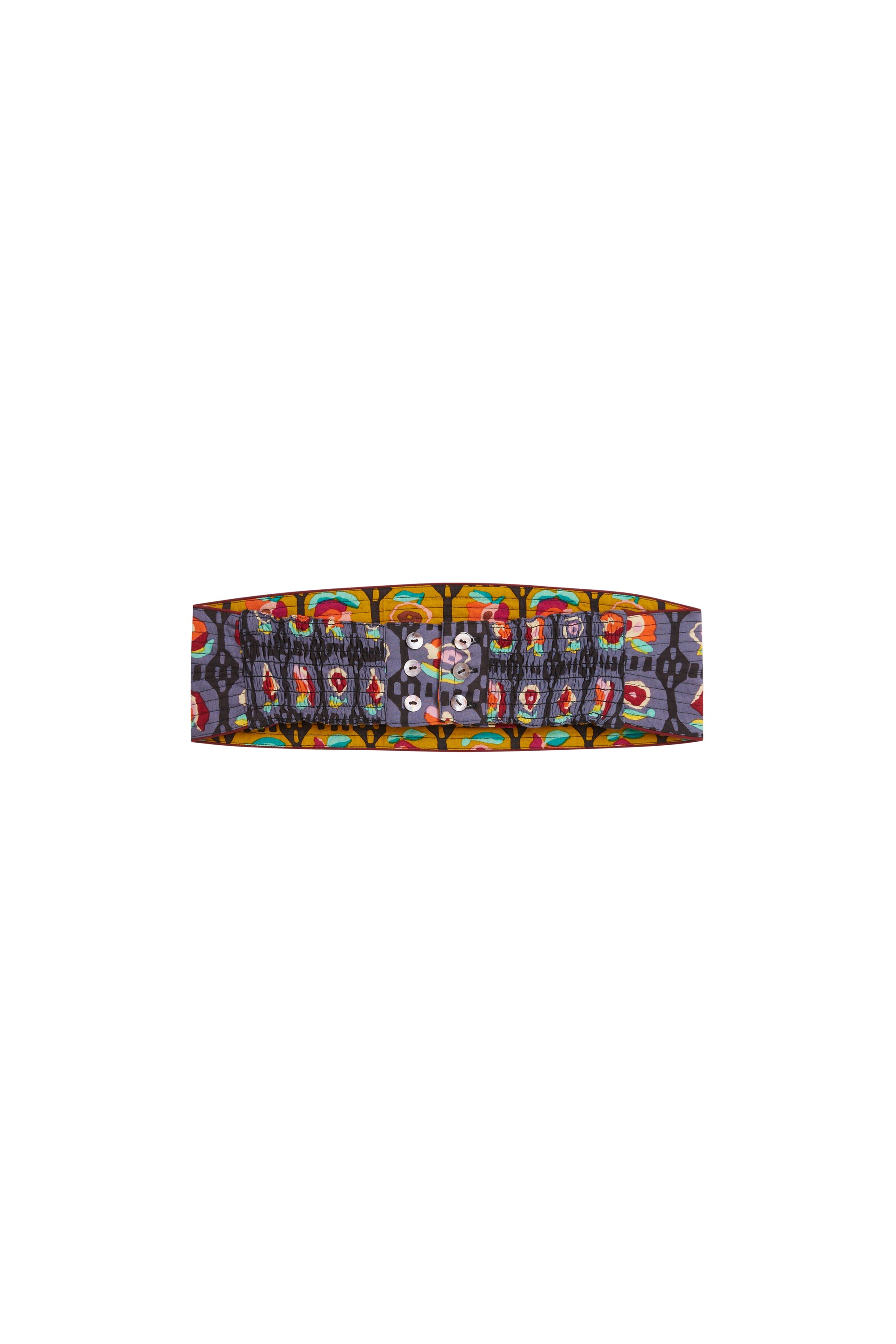 RECO PRIX : 29,4 // Reversible Teena Belt Kumasi Design Multicolor