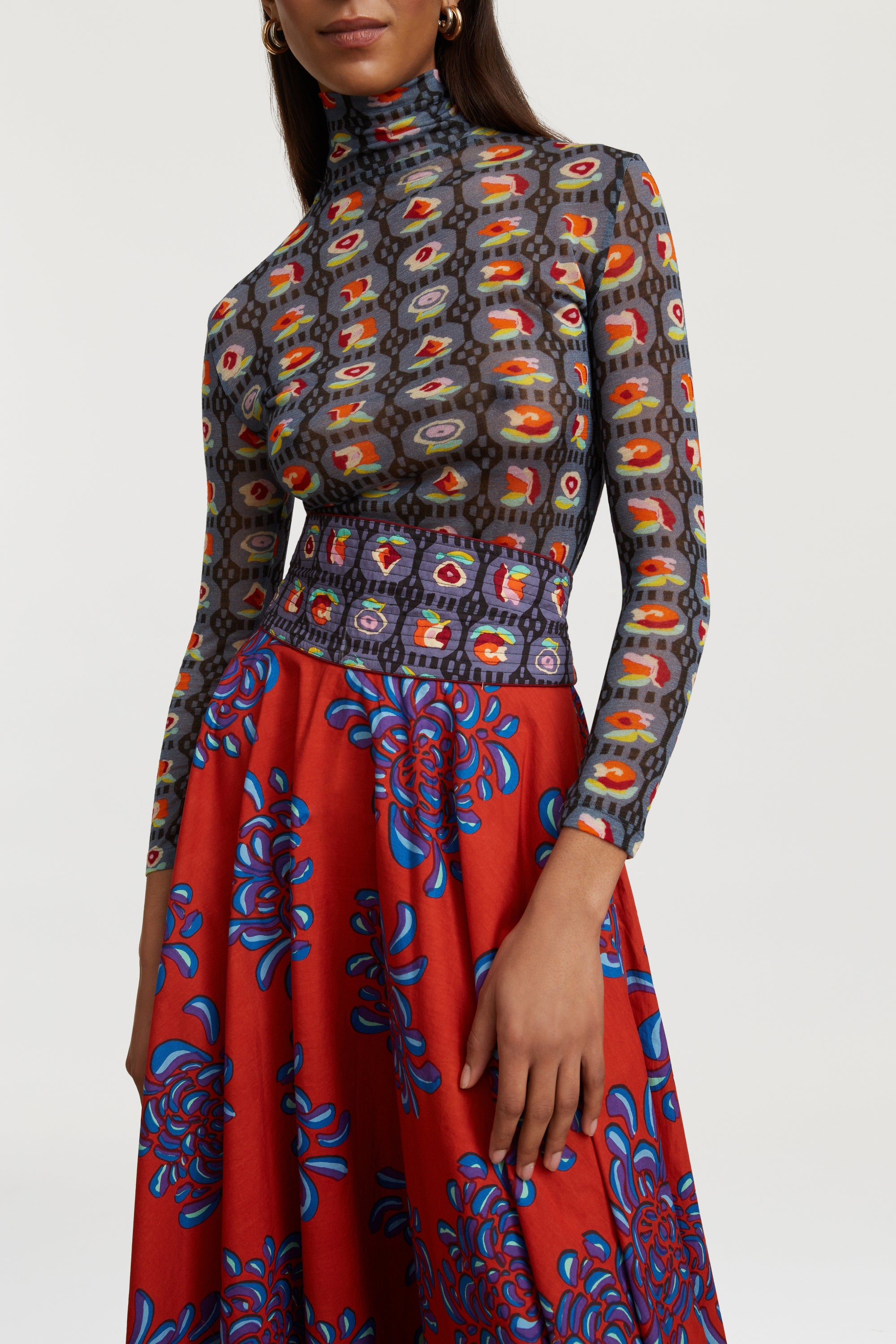 RECO PRIX : 29,4 // Reversible Teena Belt Kumasi Design Multicolor
