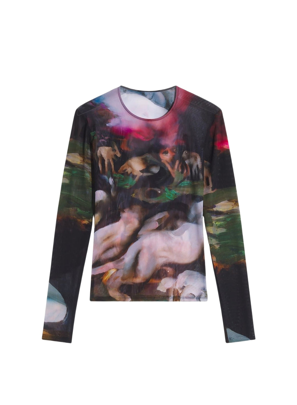 Mugler x Ambera Wellmann ‘Impossession’ printed top - Multicoloured