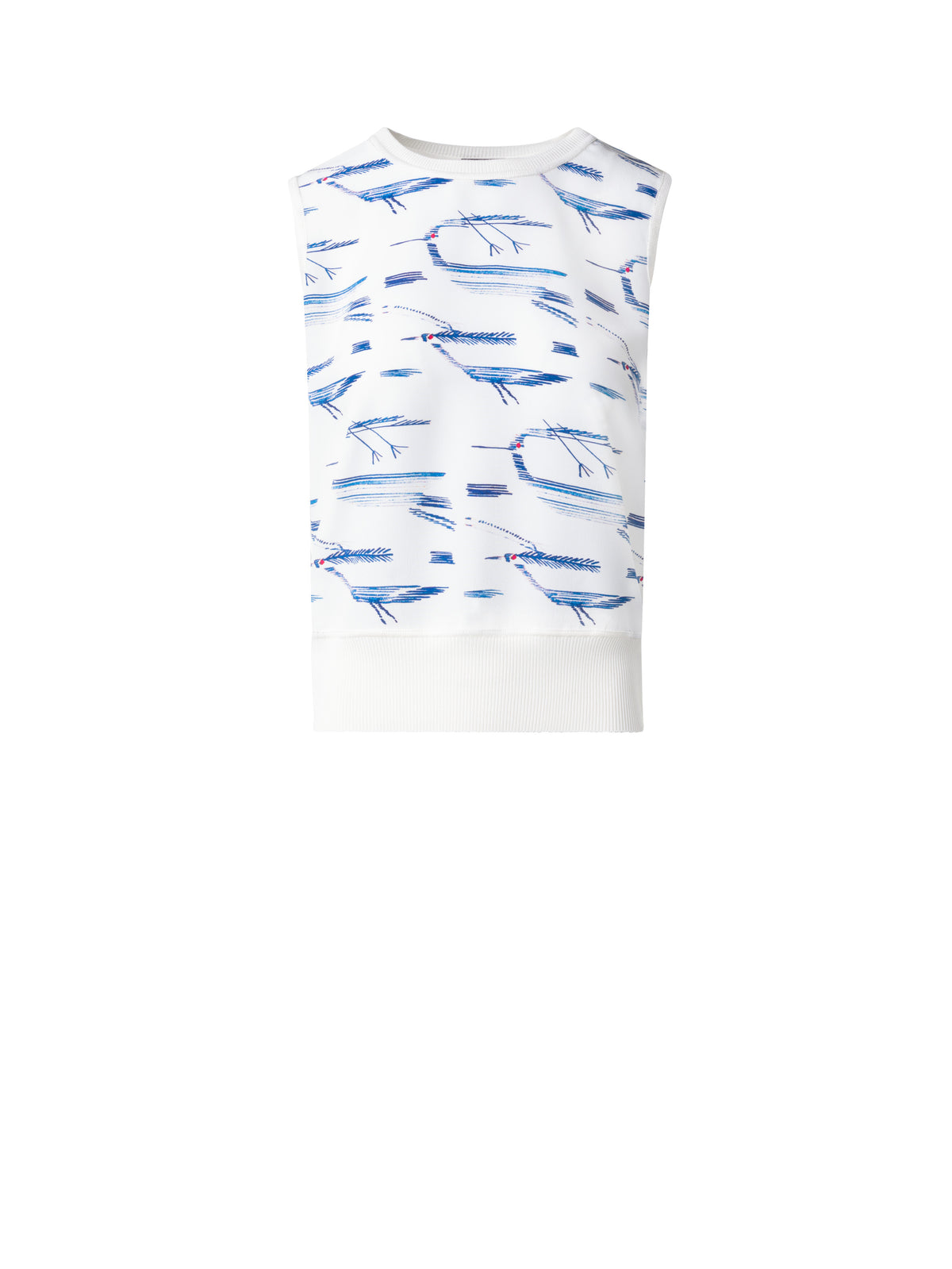 ECRU-DENIM KNIT