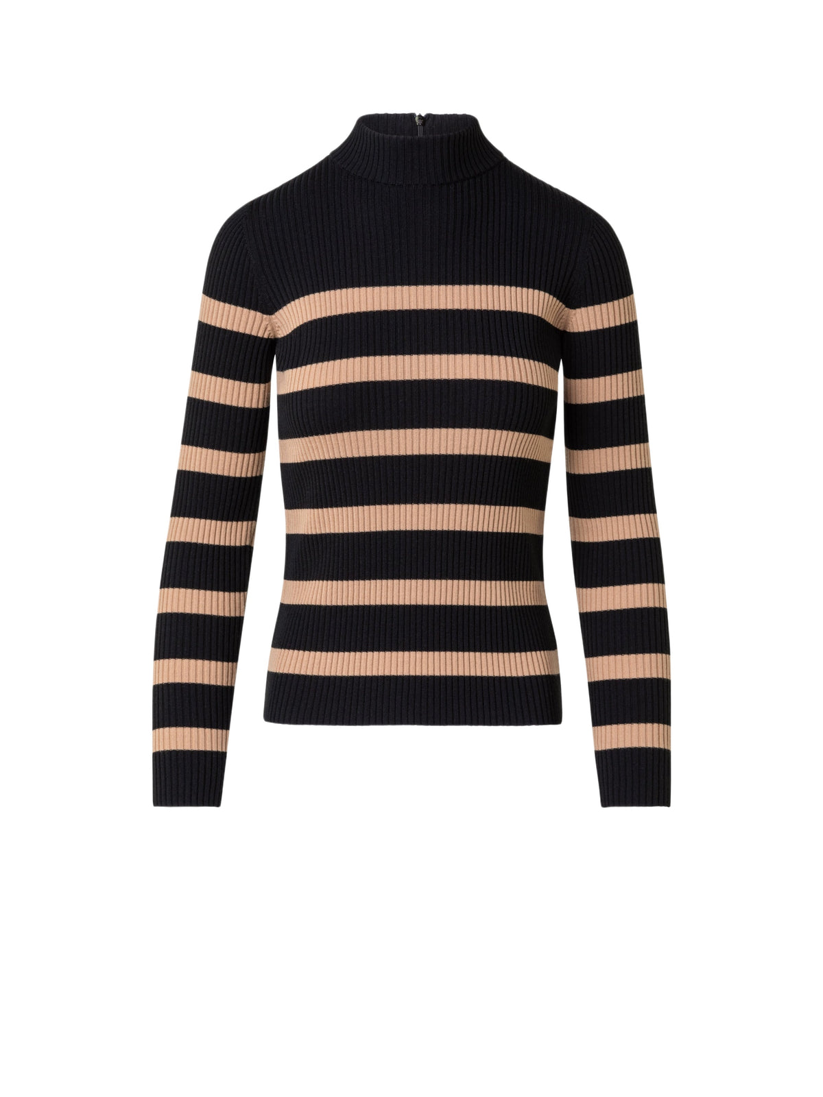 BLACK-CARAMEL KNIT