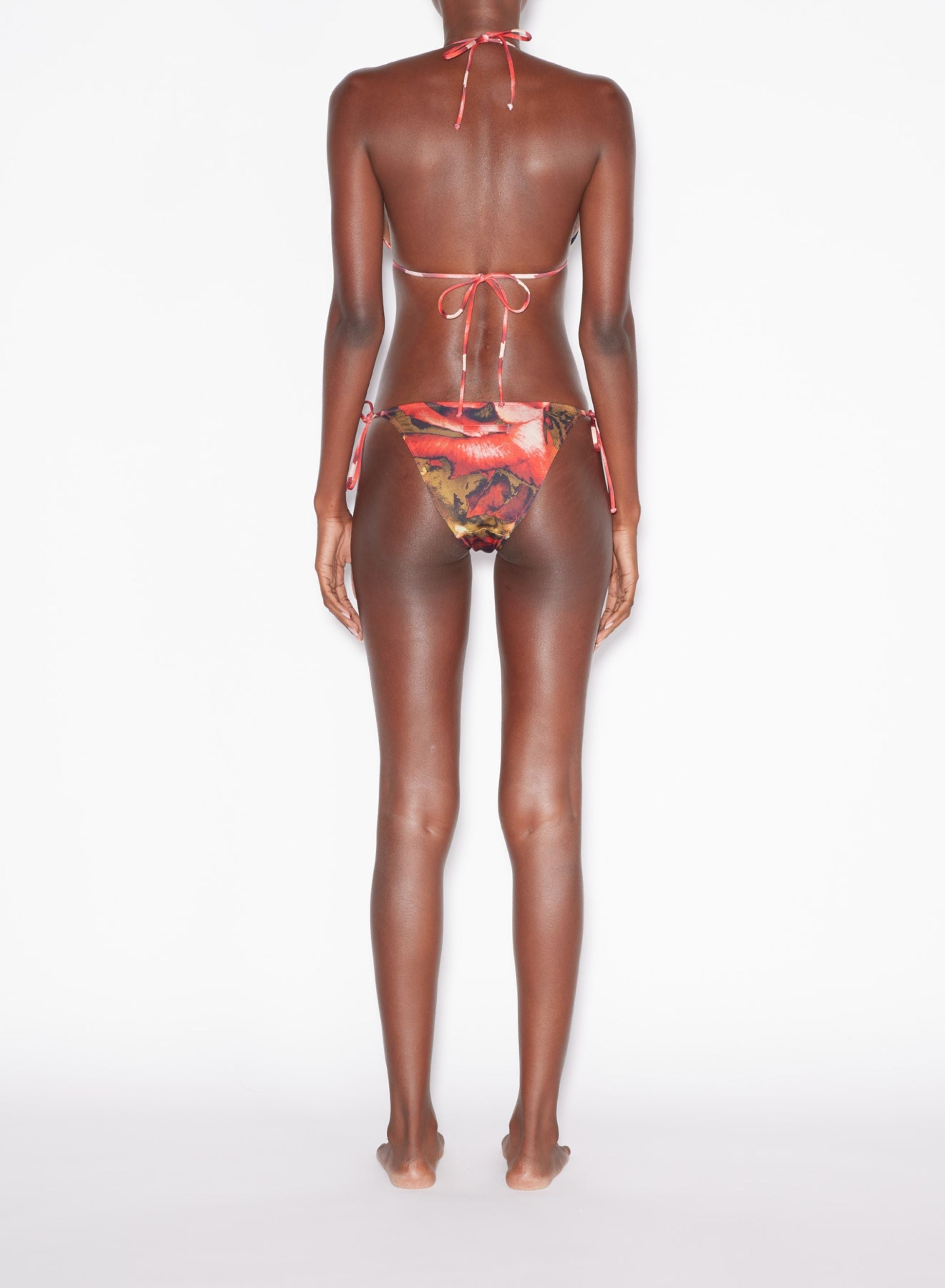 Bas de Bikini imprimé - Green & Red & Blue