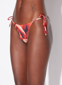 Bas de Bikini imprimé - Green & Red & Blue