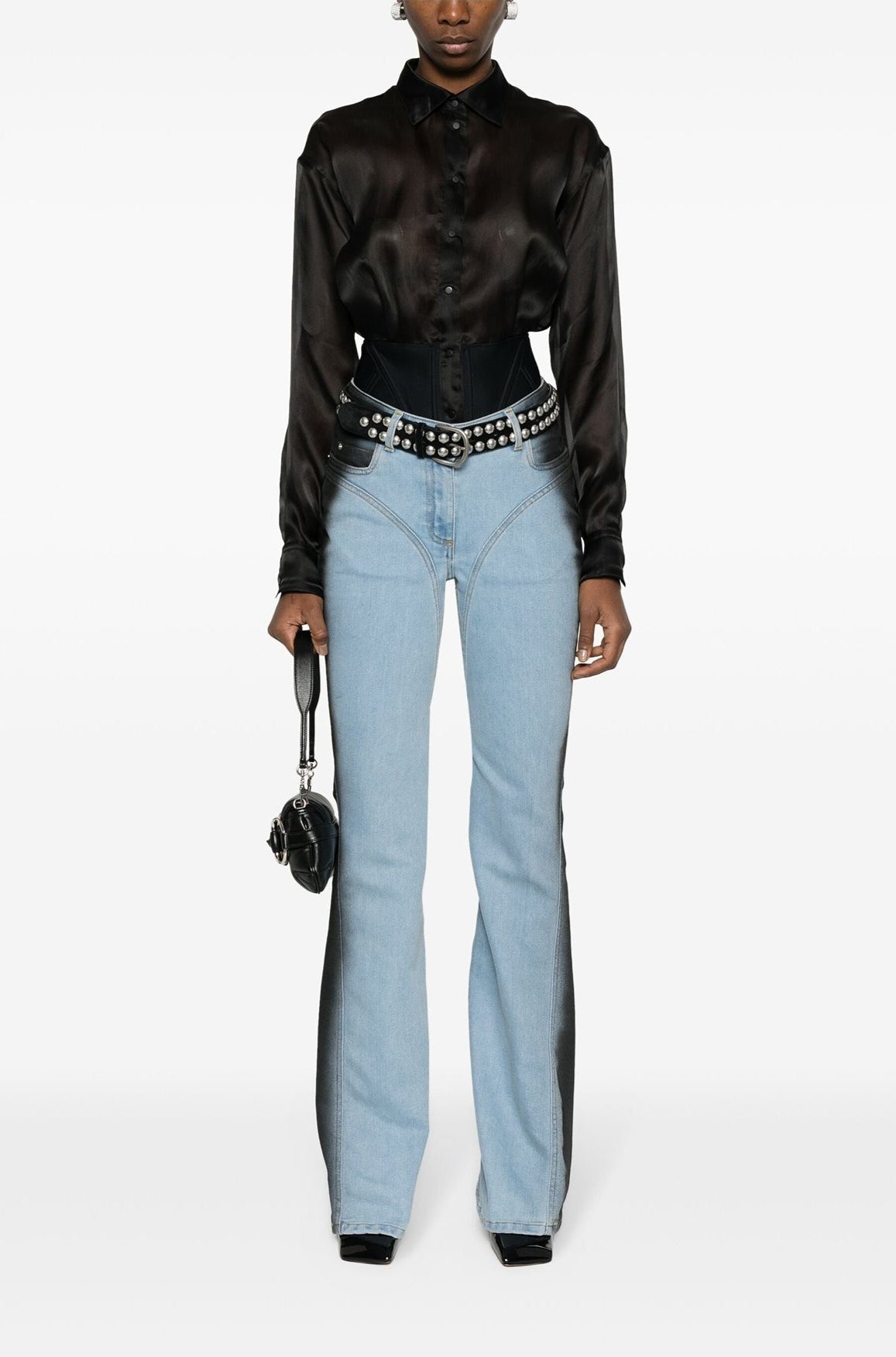 ORGANZA SHIRT BODYSUIT