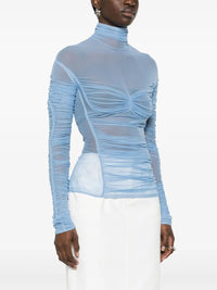 DRAPED MESH TOP