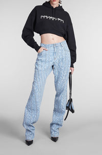 CROPPED MUGLER EXECUTIVE HOODIE