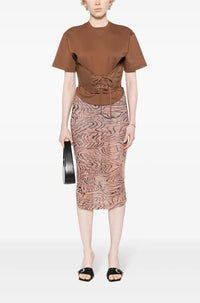 CORSETED T-SHIRT