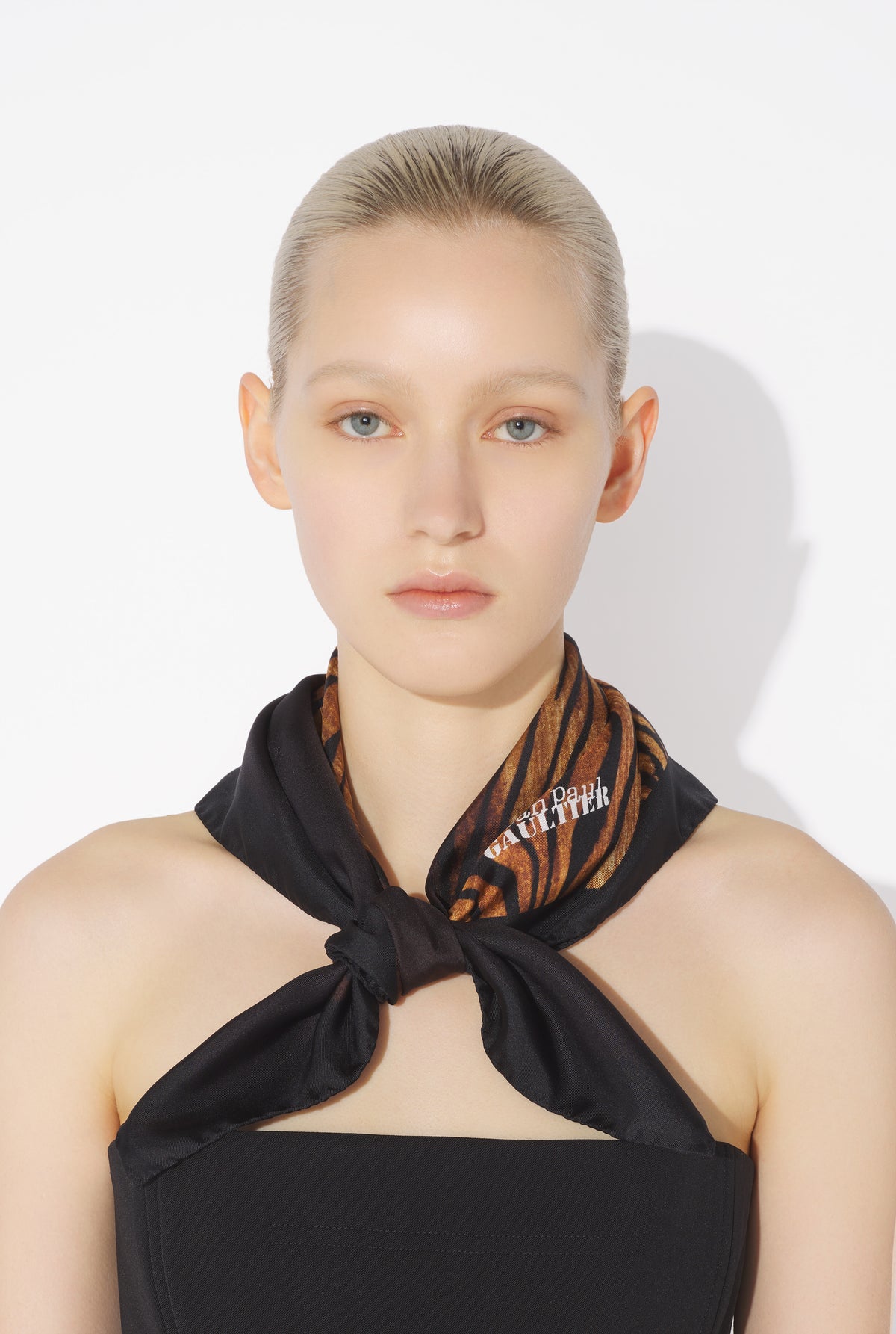 Le Foulard Wood - Black & Brown
