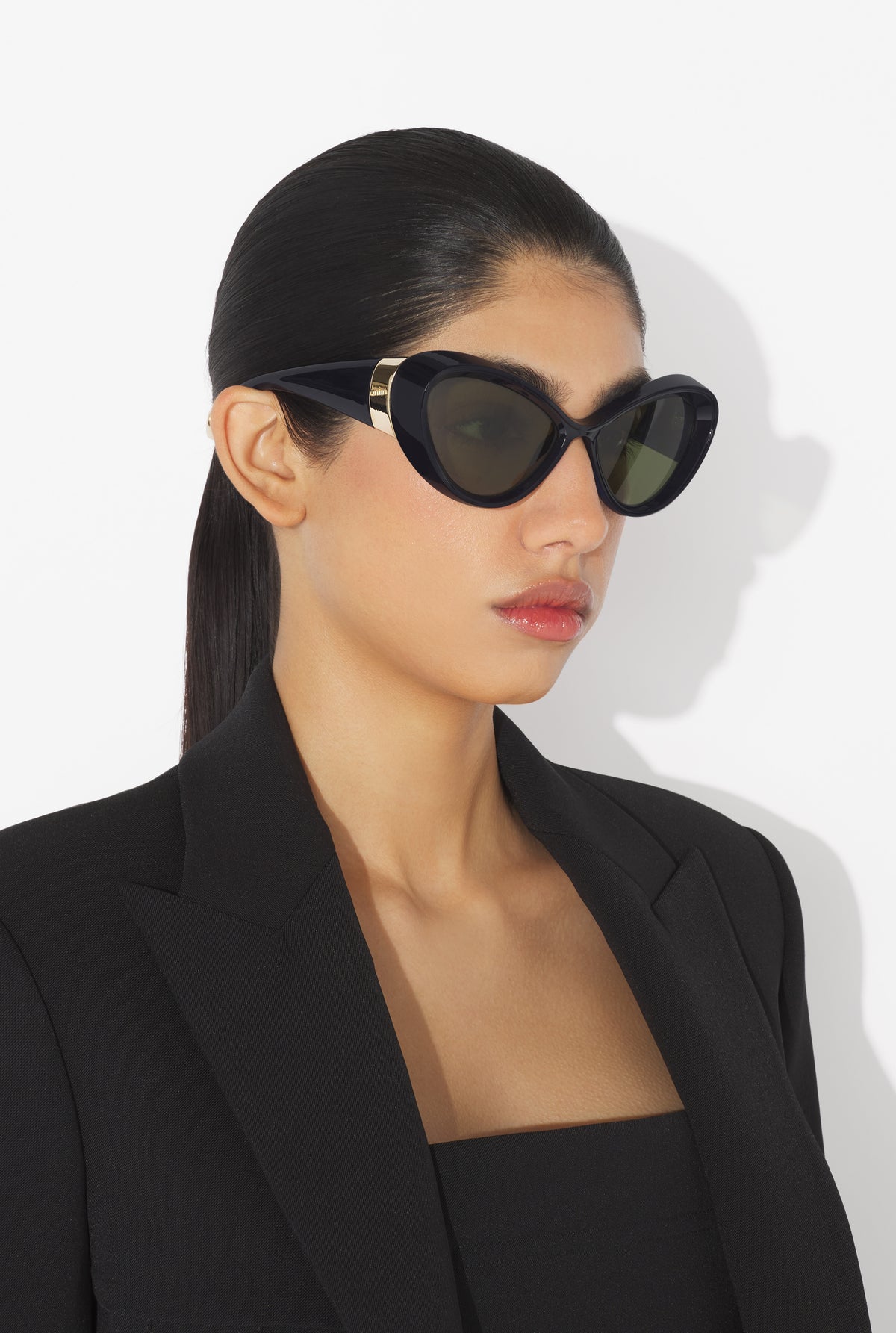 Les Lunettes Parisian Cat Noires - Black