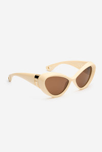 Les Lunettes Parisian Cat Écrues - Ecru