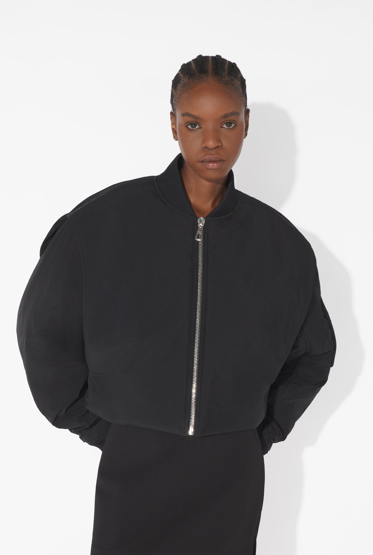 Le Bomber À Capuche - Black