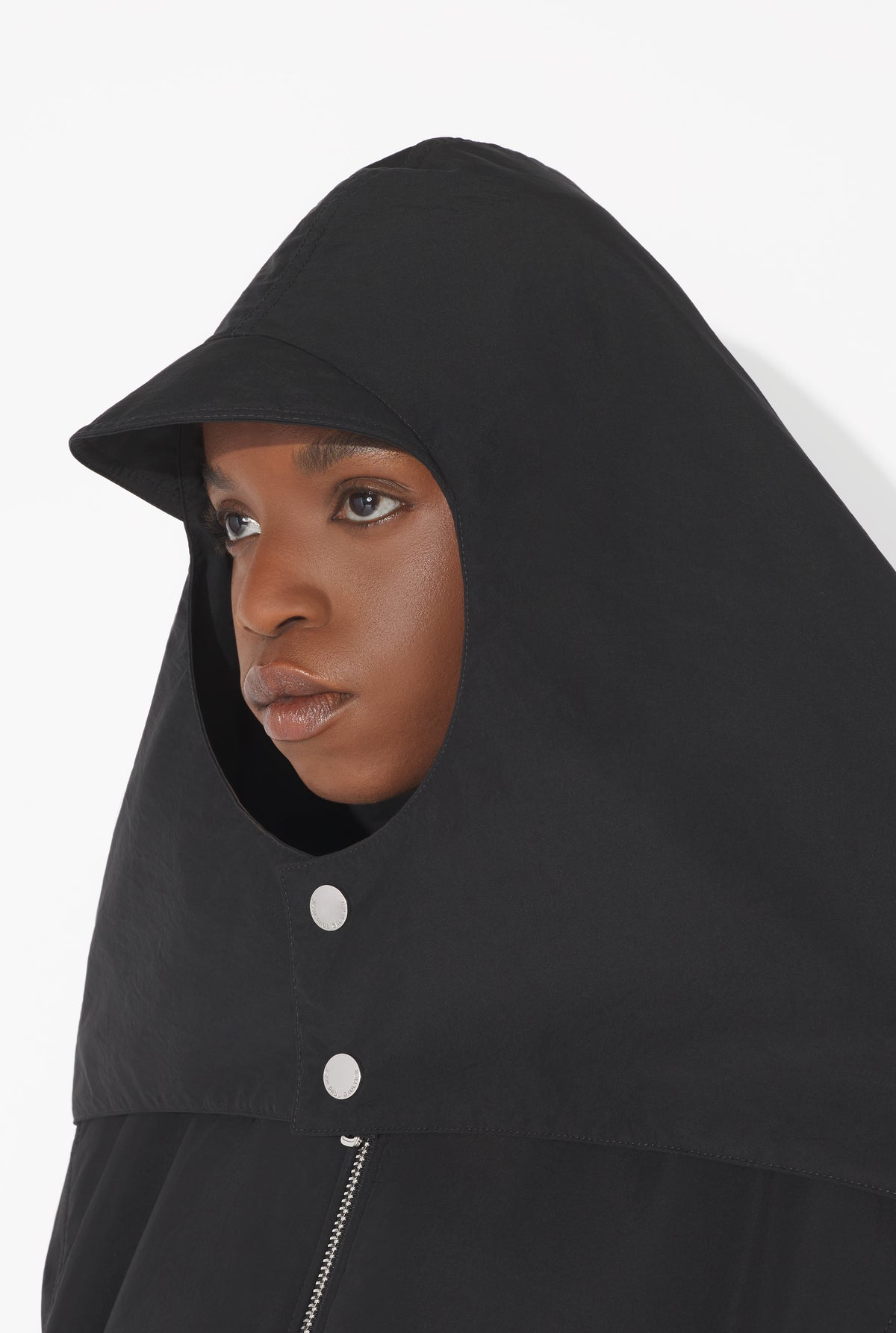 Le Bomber À Capuche - Black