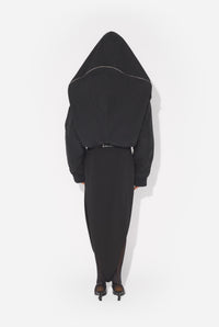 Le Bomber À Capuche - Black