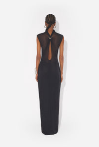 La Robe Longue Sequins - Black