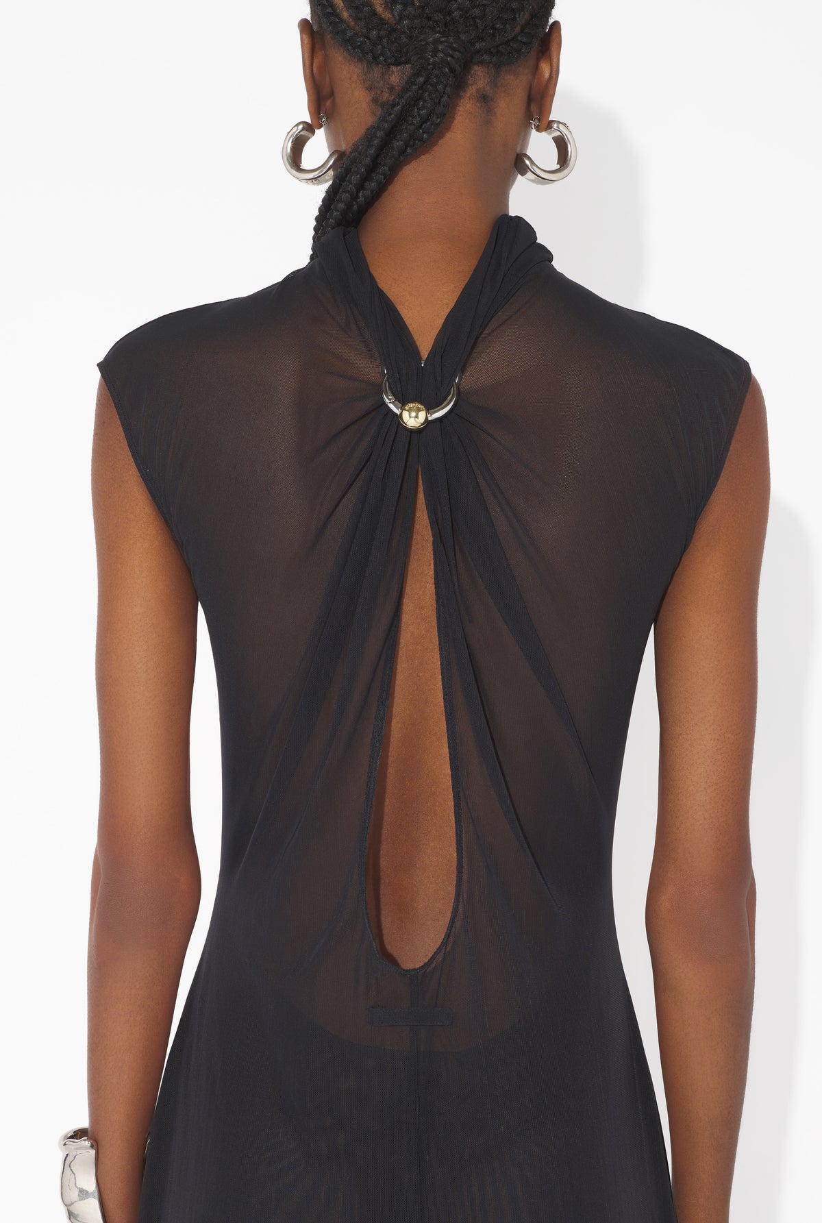 La Robe Longue Sequins - Black
