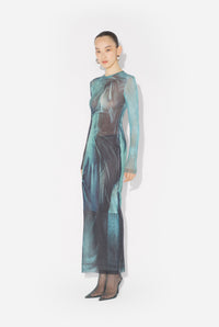 La Robe Longue Water - Indigo & Vintageblue
