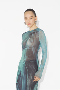 La Robe Longue Water - Indigo & Vintageblue