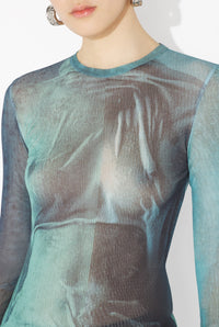 La Robe Longue Water - Indigo & Vintageblue